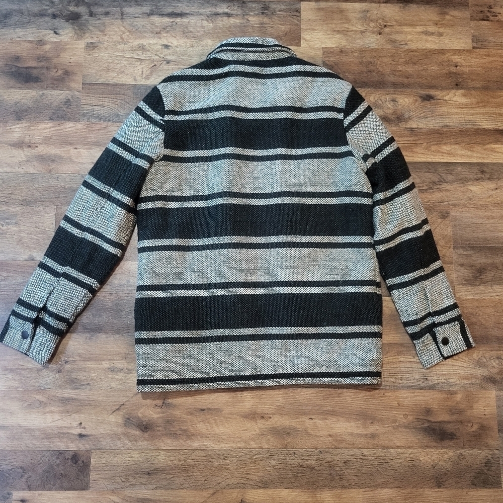 Vans Anthony Van Engelen Men's Green and Gray Blanket Button Down Jacket Size M - Picture 9 of 12